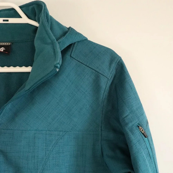 Avia Women's L Blue Full Zip Waterproof Outdoor Hooded Long Sleeve Jacket Coat - Picture 5 of 14